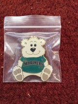 Vtg MLB Seattle Mariners Bear Lapel Pin - Fast Ship! - £15.56 GBP