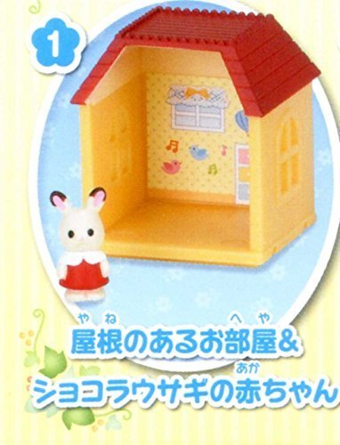 Capsule Toy Epoch Sylvanian Families Miniature Apartment Room Series 15 #1 Pe...