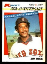 Boston Red Sox Jim Rice 1987 Kmart 25th Anniversary Baseball Card 18 - £0.37 GBP