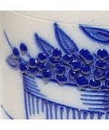 Salmon Falls Stoneware Pottery Salt Glaze Blueberries Basket Handles 4.5... - £17.60 GBP