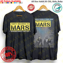 THIRTY SECONDS TO MARS – SEASONS WORLD TOUR 2024 T-shirt All Size Adult ... - £18.77 GBP+
