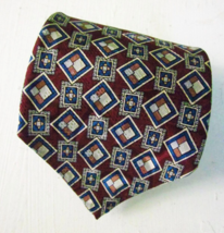 Liberty of London Italian Silk Damask Tie Mosaic Print Made in USA - $18.99