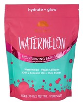 Tree Hut Moisturizing Bath Soak Watermelon, Vegan Collagen Kiwi &amp; Avocado 16 oz - £14.04 GBP