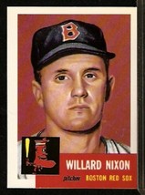 Boston Red Sox Willard Nixon 1953 Topps Archive Baseball Card 30 published 1991 - £0.39 GBP