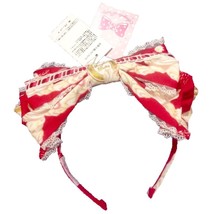 Angelic Pretty Melty Berry Head Bow Headband Lolita Kawaii Japanese Fashion - £61.79 GBP