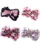 Original Design Ruby Rose Shibuya Ageha Barrette Head Bow Gyaru Lolita K... - $61.27 CAD