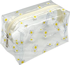 Cute makeup bag transparent portable makeup bag waterproof toiletries storage ba - £19.82 GBP