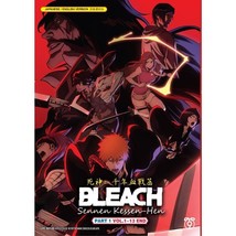 DVD Anime Bleach: Thousand-Year Blood War Part 1: (1-13 End) English, All Region - £18.38 GBP