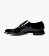 11003,Stacy Adams Patent Shiny Leather Concorde Cap Toe Oxford Lace Up image 4