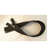 16&quot; Zipper - Vislon Black Separating Zipper by YKK® - M412.01 - £2.10 GBP