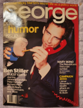 George Magazine August, 1999 (No Label) Political Humor Issue  Ben Stiller - £11.55 GBP