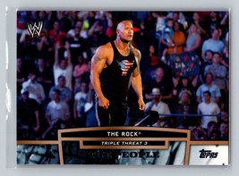 The Rock #TT27-3 2013 Topps WWE Triple Threat Tier 3 - $1.89