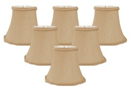 Royal Designs, Inc. Decorative Trim Scallop Bell Chandelier Shade CS-701AGL-6, A - £48.02 GBP