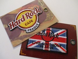 Hard Rock Cafe Patches Prague Combo &quot;2&quot; Iron On Patch Souvenirs #87C - £27.88 GBP