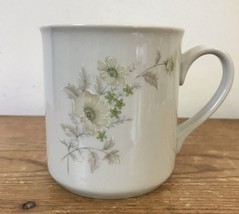 Vintage Schmidt Brasil Porcelana Porcelain White Floral Flower Coffee Te... - $19.79