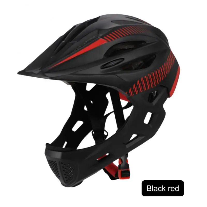 Motorcycle Bike Children Helmet Kids Detachable Helmet With Light And Insect Net - £111.15 GBP
