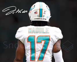 Jaylen Waddle Signed 8x10 Glossy Photo Autographed RP Signature Photograph Print - £13.30 GBP
