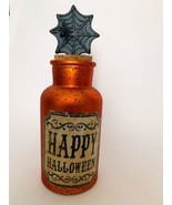 Happy Halloween Potion Orange bottle Halloween Decor Walgreens Exclusive - £21.74 GBP