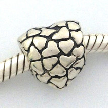 Authentic Chamilia Heart of Hearts Charm, Sterling Silver Ga-24, New - $18.99