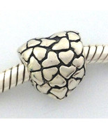 Authentic Chamilia Heart of Hearts Charm, Sterling Silver Ga-24, New - $349.38 MXN