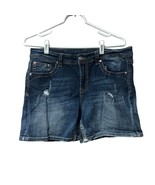 Grace In LA Distressed Denim Shorts Womens Size 31 Easy Fit - $24.50