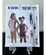 Kwik Sew Sewing Pattern # 2725 Girls Leotards Leggings Shorts Size: 8-14... - $12.49 CAD