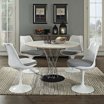 Lippa Dining Side Chair Fabric Set of 4 Gray EEI-1342-GRY - £621.89 GBP