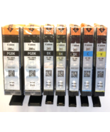 7 CANNON PRINTER INK Cartridges FOR PIXMA TR8520,TR7520,TS9120,TS8120,TS6120 - $547.32 MXN