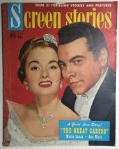 Screen Stories Magazine June 1951 Mario Lanza Ann Blyth - £7.90 GBP