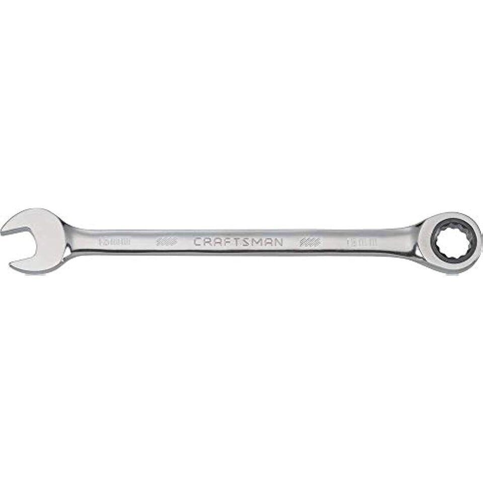 CRAFTSMAN Ratcheting Wrench, Metric, 15mm, 72-Tooth, 12-Point (CMMT42573) - $28.71