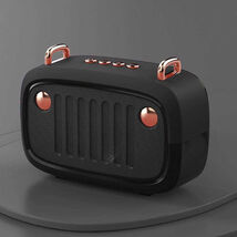 Color: BLACK - Retro Look FM Radio And Bluetooth Speaker - $64.16