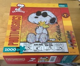 Buffalo Photomosaics Peanuts Joe Cool Snoopy Jigsaw Puzzle 1000 PCs. - £10.95 GBP