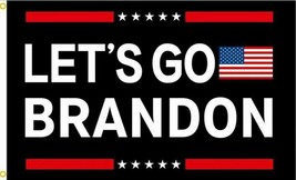 6X10 FT USA Flag Let&#39;s Go Brandon Flag FJB Biden TRUMP MADE USA FLAG 100D - £86.52 GBP
