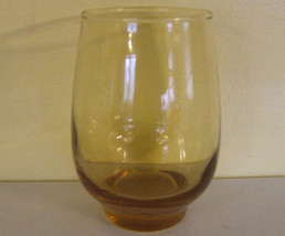 Libbey TEMPO (2) Beverage Glass Tumblers;HONEY GOLD;4½x 2½&quot;; 12 oz - £19.90 GBP