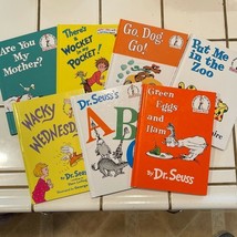 Posten Of 7 Dr.Seuss&#39;s Grün Eier Und Ham Abc Anfänger Bücher Wacky Wedne... - $16.61