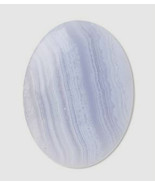 Blue Lace Agate Cabochon, 40x30mm, 30x40mm stone cab, bead - £13.29 GBP
