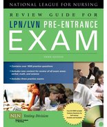 Review Guide for LPN/LVN Pre-Entrance Exam [Paperback] National League f... - $37.48 CAD