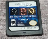 999: Nine Hours, Nine Persons, Nine Doors (Nintendo DS, 2010) Authentic ... - $46.52