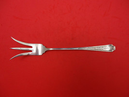 Fairfax Engraved by Durgin Gorham Sterling Silver Lettuce Fork Flowers 8 3/4&quot; - £102.06 GBP