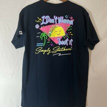 Simply Southern T-shirt Womens Large Blue Taco Graphic Cotton Short Sleeves - $16.03