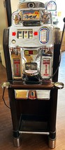 Jennings 25c Prospector Slot / Mahogany Wood Cabinet Circa 1940&#39;s - $358,946.90 MXN