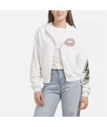 Lauren Moshi Lightning Eye Zip Hoodie White ( XS ) - $1,867.65 MXN