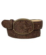 Western Cowboy Belt Black Stamped Tooled Leather Removable Buckle Cinto ... - €25,92 EUR