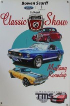Classic Show-Mustang Roundup Metal Sign - £23.93 GBP