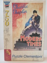 Clementoni 750 Pc Charlie Chaplin Modern Times 30711 Jigsaw Puzzle 21" x 16 2/3" - $39.99