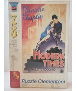 Clementoni 750 Pc Charlie Chaplin Modern Times 30711 Jigsaw Puzzle 21&quot; x... - £31.23 GBP