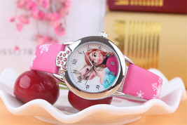 Children Watch Frozen Anna &amp; Elsa Princess Girls nice Fashion Gift For Kids - £8.85 GBP