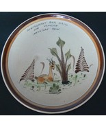 Cat Tonala Mexican Pottery Handpainted Decorative 10 7/8&quot; Wall Hanging P... - $186.07 MXN
