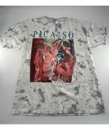 Picasso Tshirt Mens Medium White Multicolor Art Pullover Short Sleeve New - $16.90 CAD