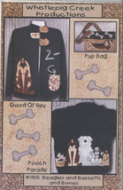 Beagles And Bassetts And Bones By Susan Marsh And Whistlepig Creek Applique Patt - £3.14 GBP